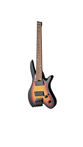 IYV-ISHLFF7-550 7-String Headless Electric Guitar, Sunburst