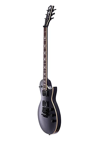 IYV- ILP-400FR Solid Body Electric Guitar, Satin Black