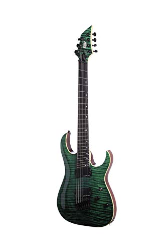 ISFF7U-450 Fanfret Electric Guitar Trans Green