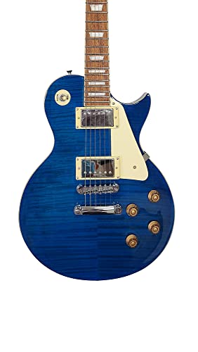 IYV 6 String Solid-Body Electric Guitar, Right, Ocean Blue (ILS-300 O (ILS-300 O. Blue)