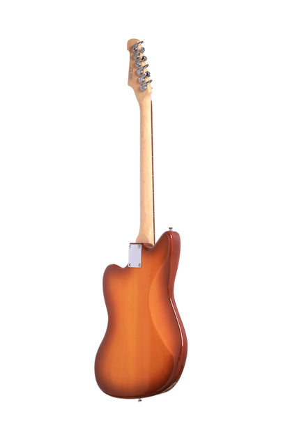 IYV IJG-200 TSB Strat Solid-Body Electric Guitar, Tobacco Sunburst