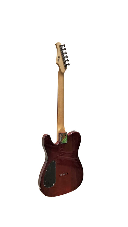 IYV-ITF-350 6 string Solid Top-Semi Hollow Body Electric Guitar, Natural