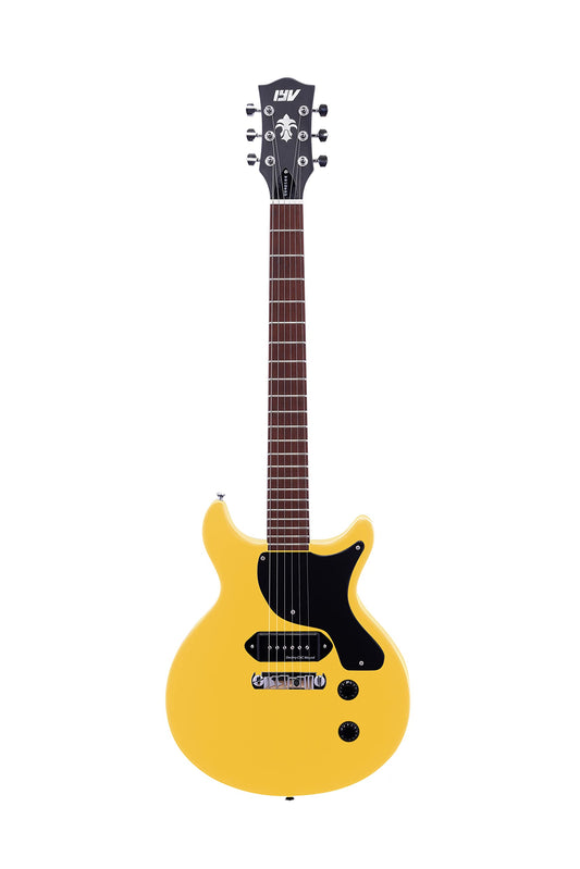 IYV- ILJR-200 Solid Basswood Body Electric Guitar, TV Yellow
