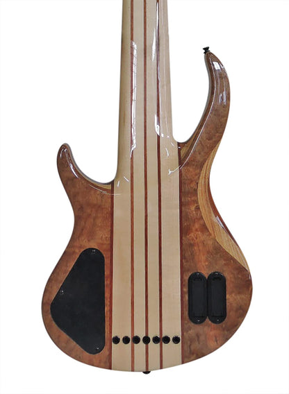 IYV IBSY-700 Neck-through Sycamore top Multi-ply 7-string Bass