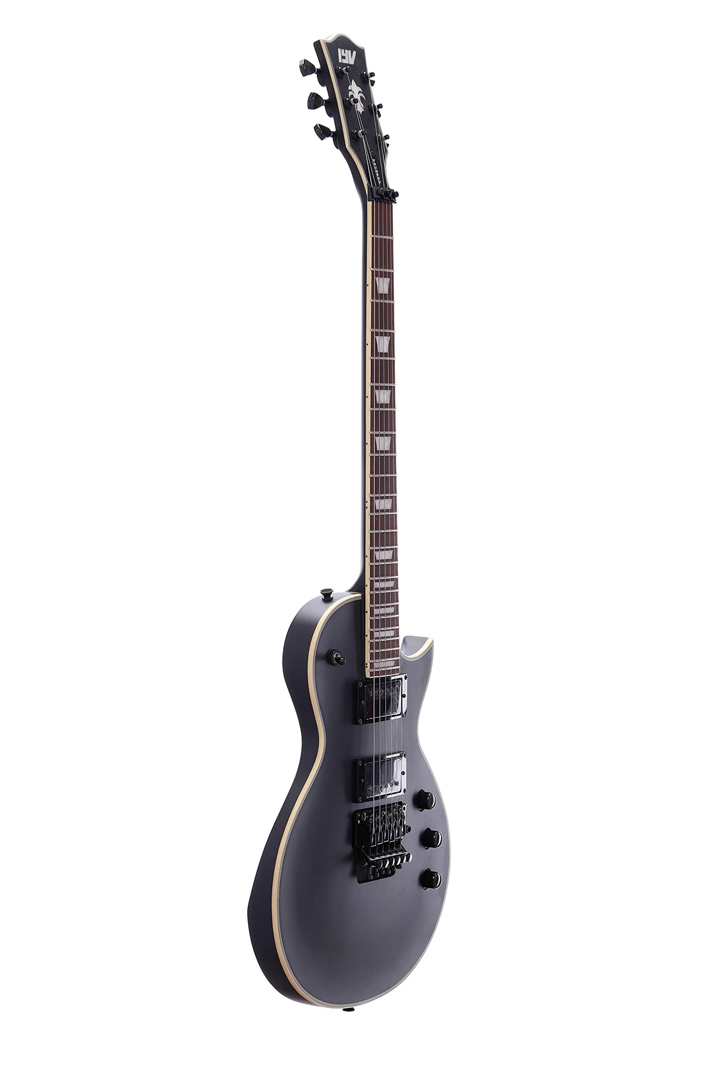 IYV- ILP-400FR Solid Body Electric Guitar, Satin Black