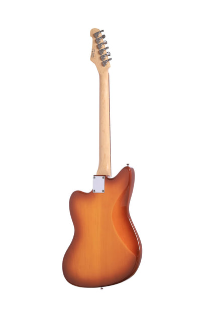 IYV IJG-200 TSB Strat Solid-Body Electric Guitar, Tobacco Sunburst