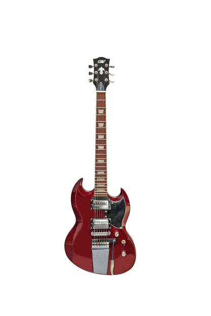 IYV IVSV-300 CHERRY RED Solid-Body Electric Guitar, cherry Red