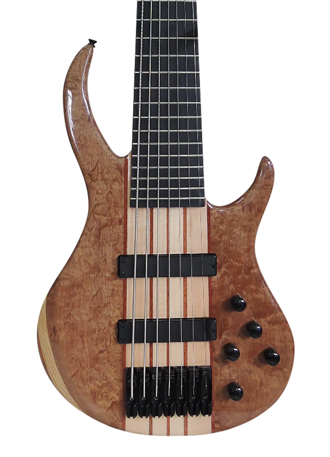 IYV IBSY-700 Neck-through Sycamore top Multi-ply 7-string Bass