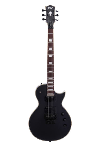 IYV- ILP-400FR Solid Body Electric Guitar, Satin Black