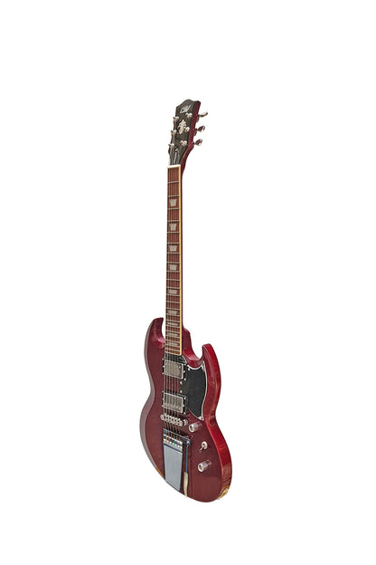 IYV IVSV-300 CHERRY RED Solid-Body Electric Guitar, cherry Red