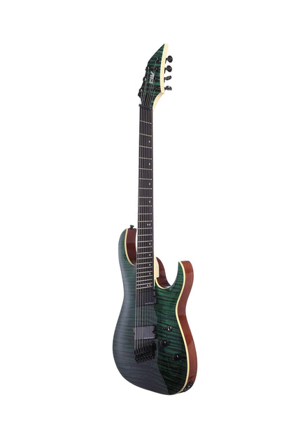 ISFF7U-450 Fanfret Electric Guitar Trans Green