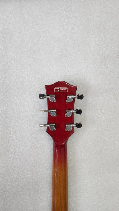 IYV ILAP-300 6string Solid-Hollow body Acoustic Electric Guitar, Honey Burst